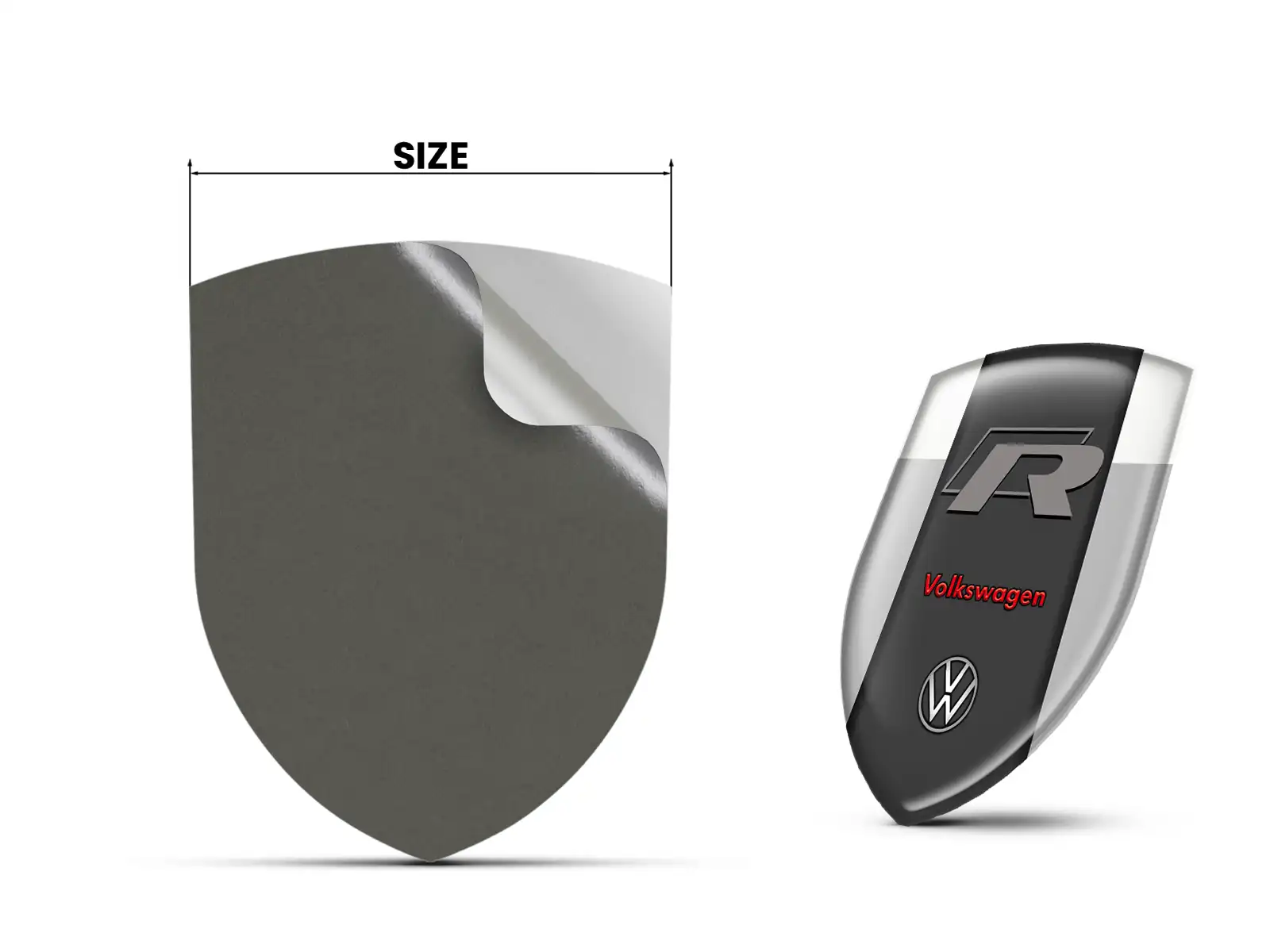 VW Adesivi Vinile Auto su Misura Resistenti Limitati Stile